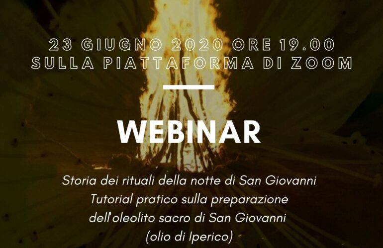 Webinar: La notte di San Giovanni