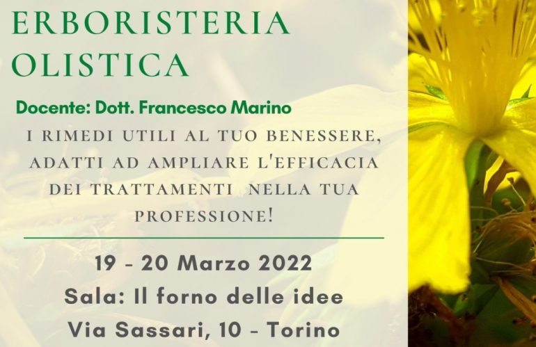 Corso di Erboristeria Olistica – Torino