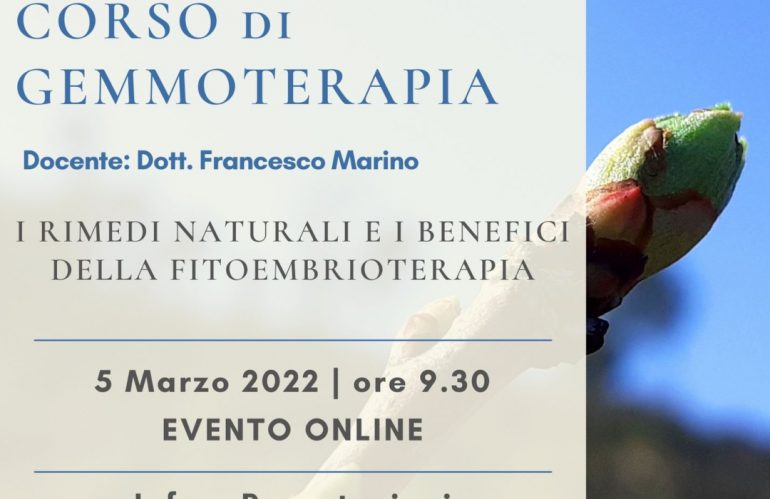 Corso di Gemmoterapia Online