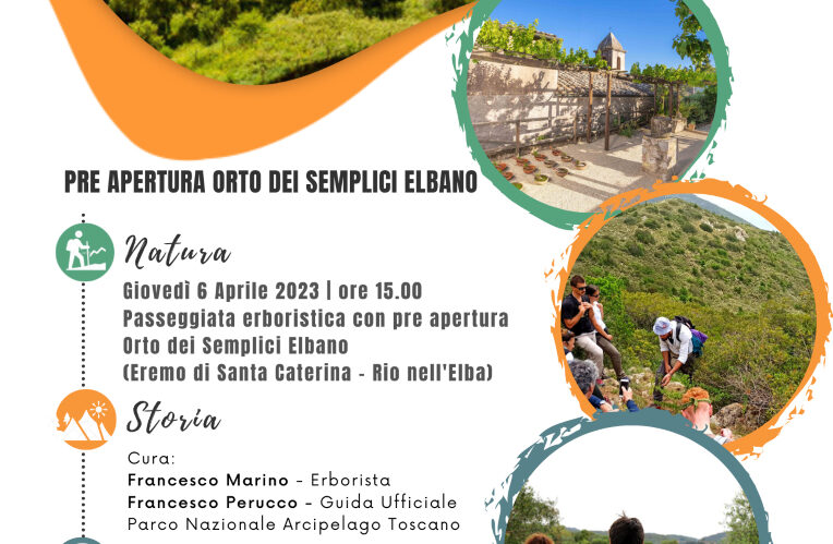 Erborare Isola d’Elba – Pre apertura Orto dei Semplici Elbano